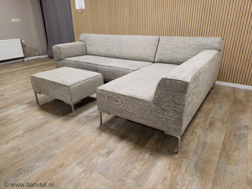 Z.G.A.N Beige Gemeleerd DESIGN ON STOCK Hoekbank !!!, Info@banxtel.nl, Hoekbank, Ophalen of Verzenden, Zo goed als nieuw