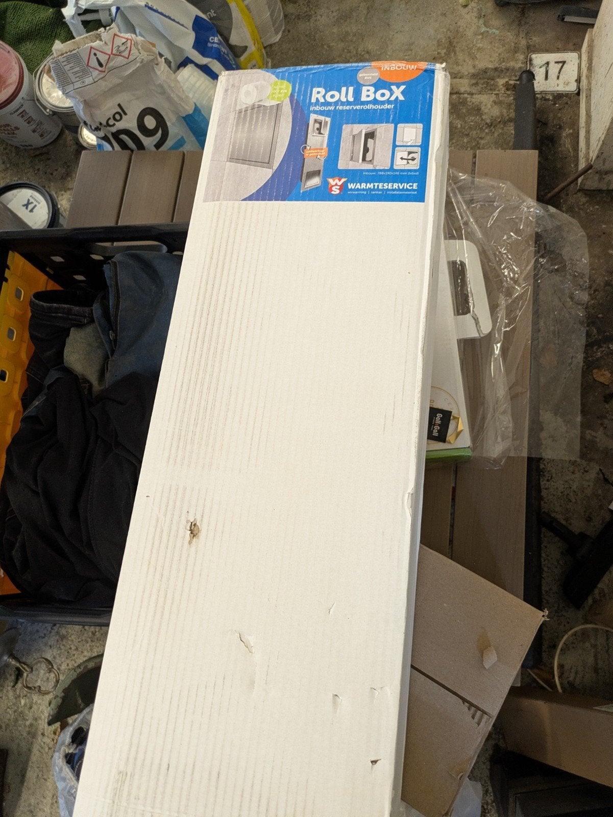 Roll Box inbouw reservoirhouder - Nieuw in doos - toiletrol, Doe-het-zelf en Verbouw, Sanitair, Ophalen of Verzenden, Nieuw, Toilet