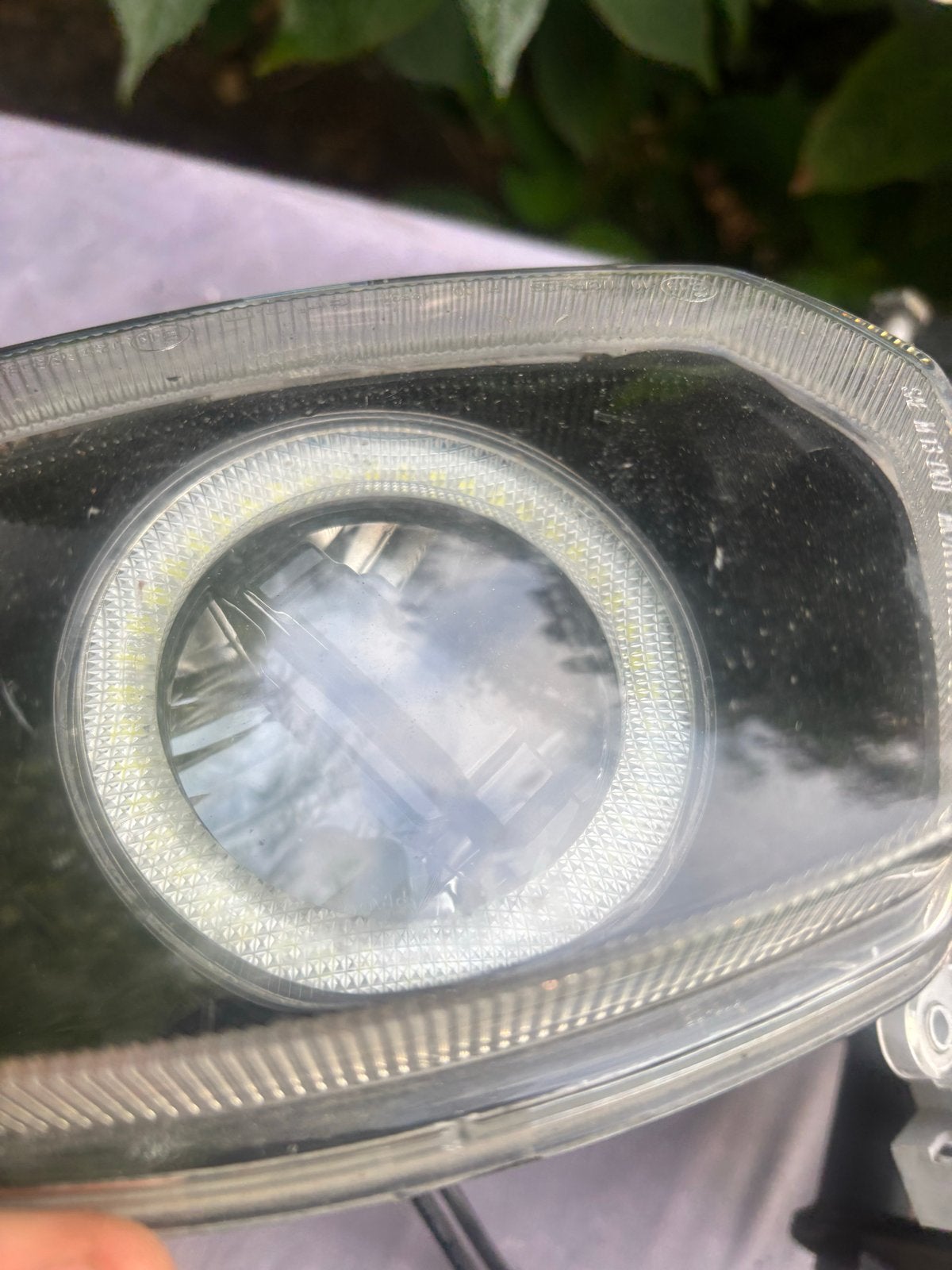 LED Koplamp met Angel Eye - Universeel, Ophalen of Verzenden, Gebruikt, Universele onderdelen