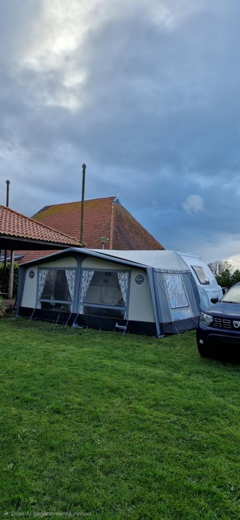 Isabella voortent G18 (950-965) met carbon frame + luifel, Ophalen