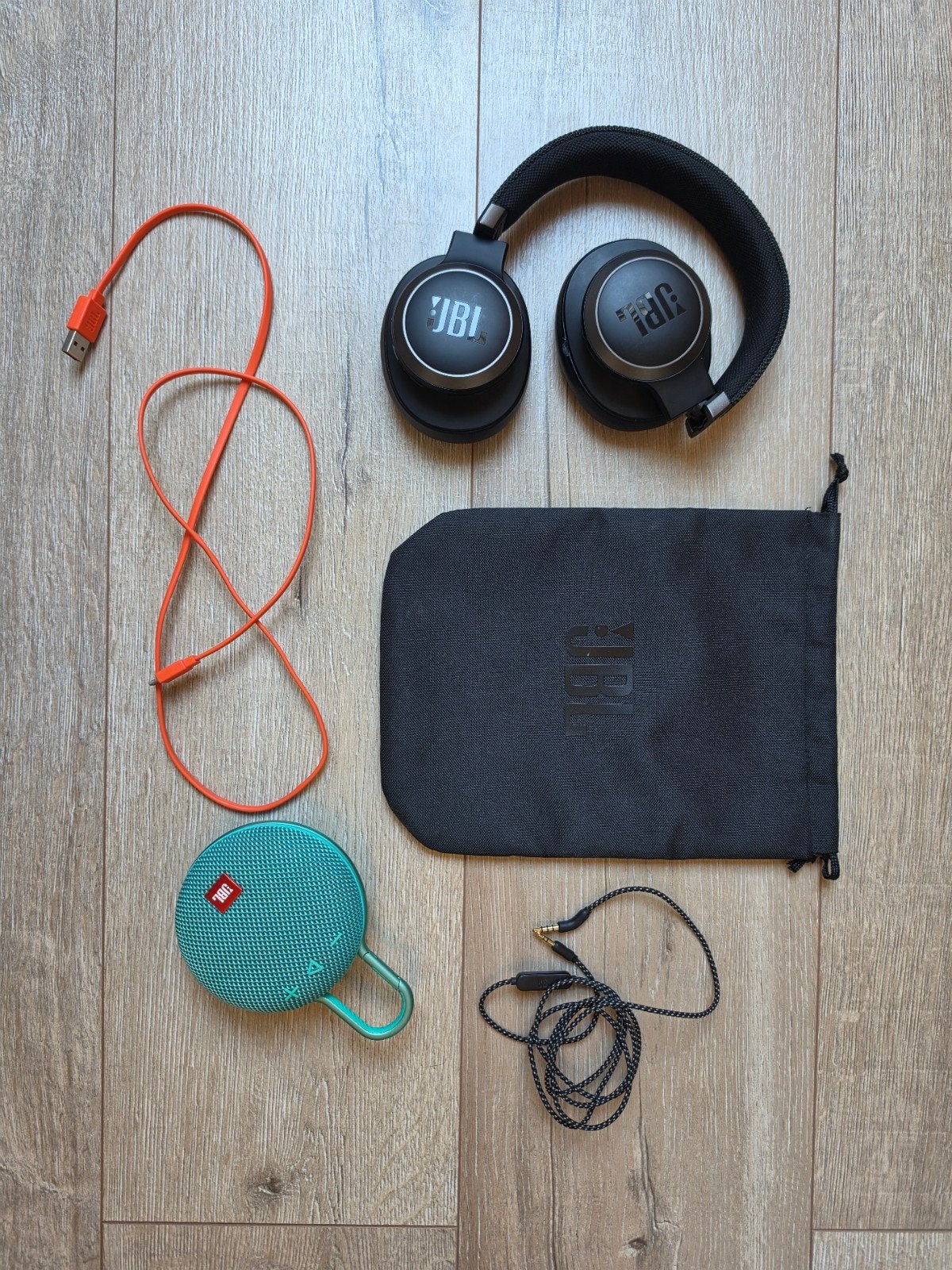 JBL Hoofdtelefoon Live 660NC en JBL Clip 3 Speaker, Draadloos, JBL, Ophalen of Verzenden, Zo goed als nieuw