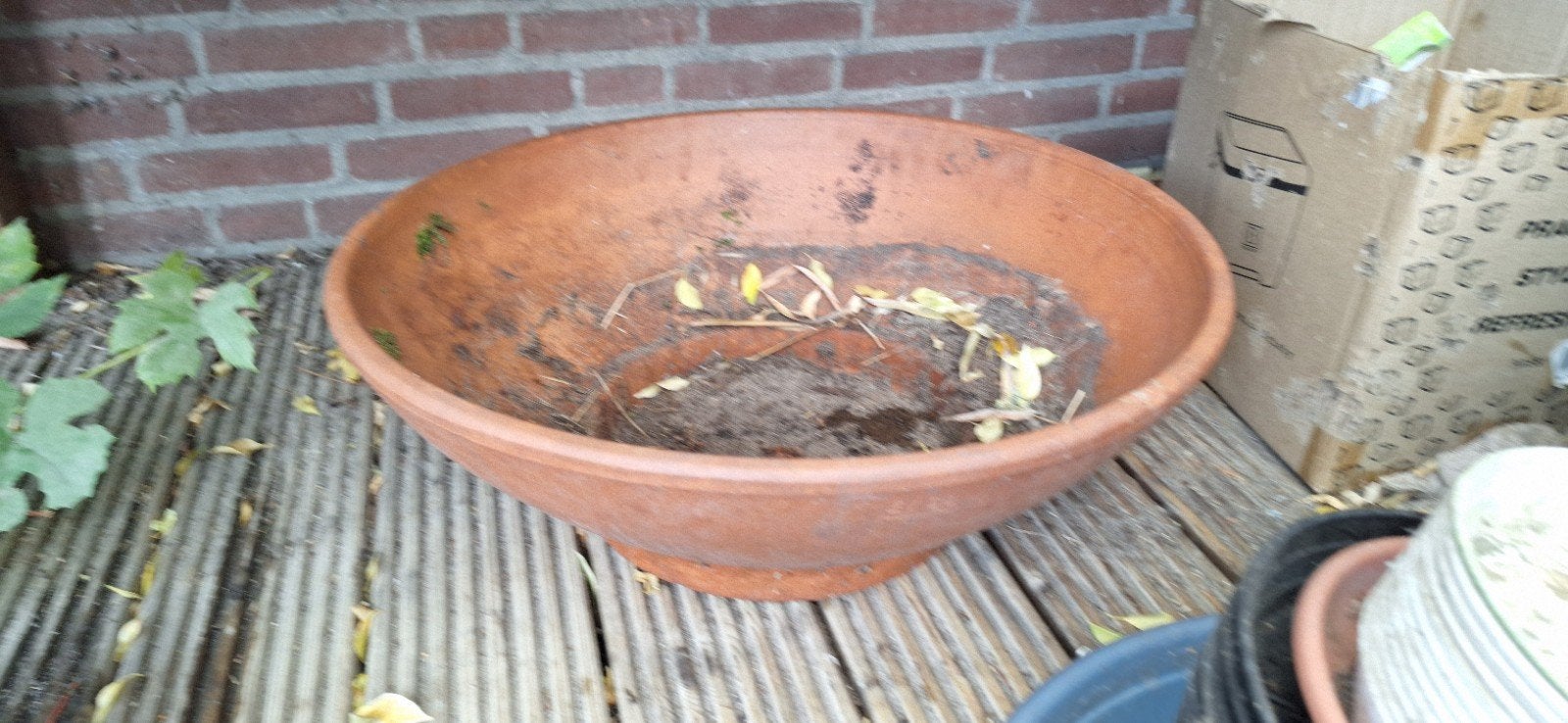 Diverse plantenbakken in diverse maten plastic en steen, Ophalen, Kunststof, Gebruikt, Minder dan 30 cm