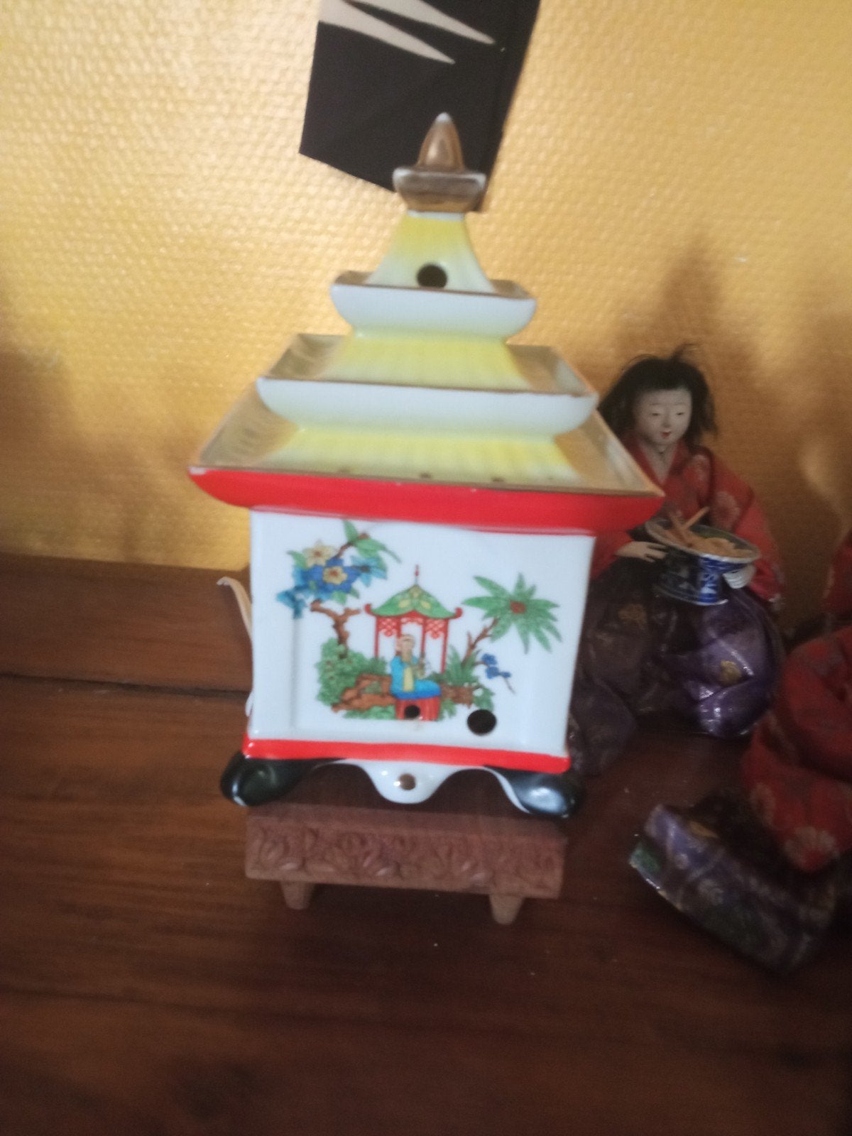 Vintage Pagode Parfum Lampje - Oosterse Decoratie, Ophalen