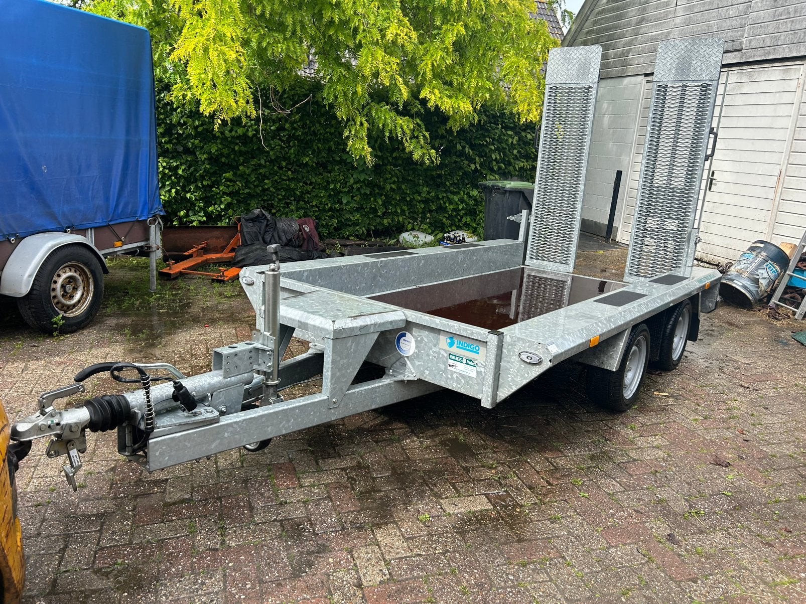 Hapert Indigo machinetransporter, Ophalen, Zo goed als nieuw
