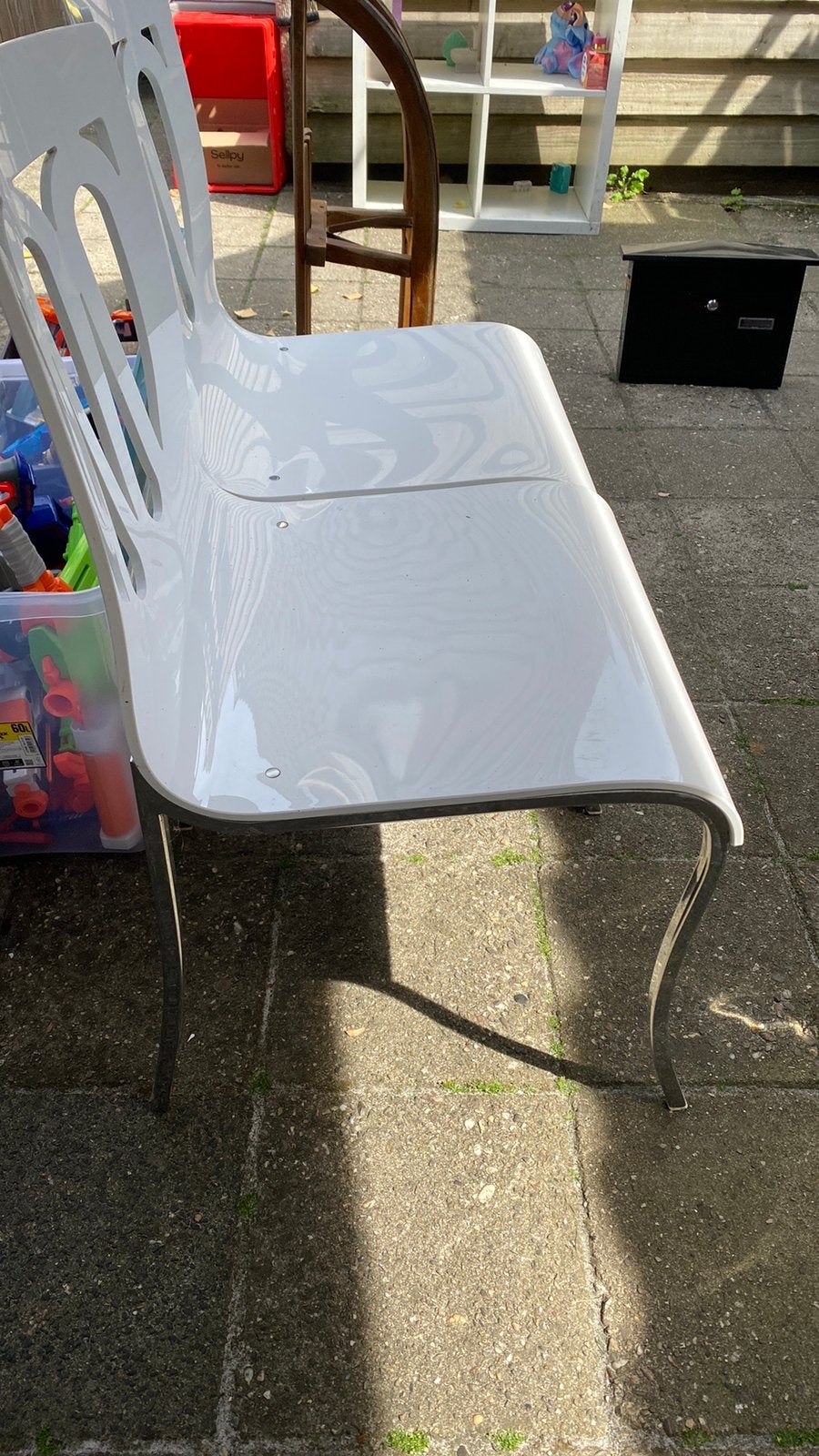 Set van 2 Witte Ciaccikreaty Stoelen - Made in Italy, Ophalen, Kunststof, Twee, Wit