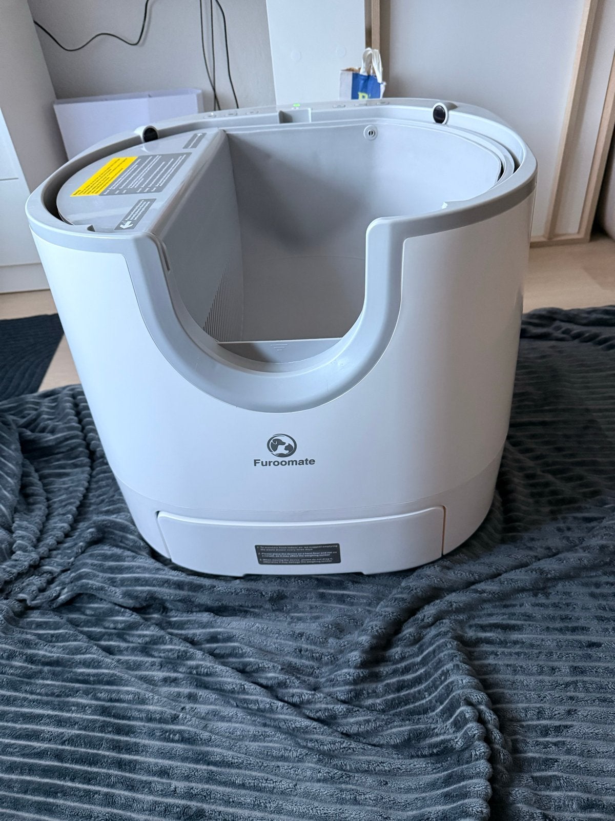 Automatische kattenbak, Dieren en Toebehoren, Ophalen, Zelfreinigend, Zo goed als nieuw, Open