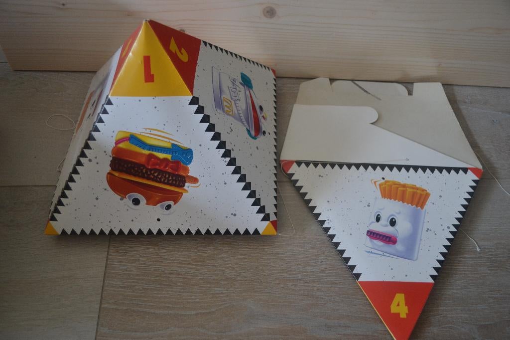 2 vintage McDonald's winkel reclame McRockin jaren 90, Verzamelen, Verzenden, Gebruikt, Reclamebord