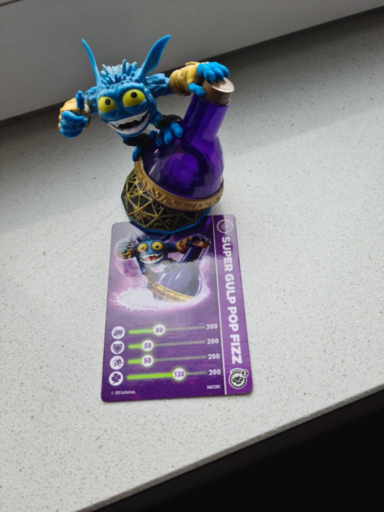 Skylanders SuperChargers Super Gulp Pop Fizz figuur, Ophalen of Verzenden, Zo goed als nieuw