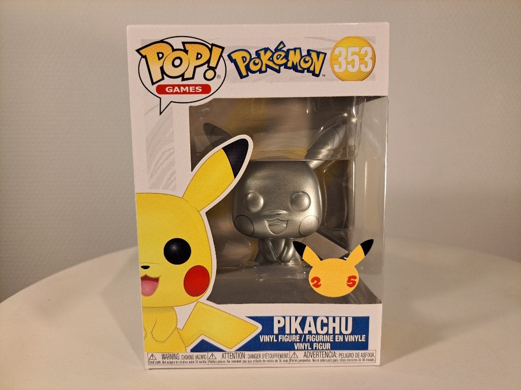 Funko Pop! Pokémon - Pikachu (Zilver) #353, Funko, Nieuw, Ophalen of Verzenden, 2802 Wetmore Ave, Everett, WA 98201, USA