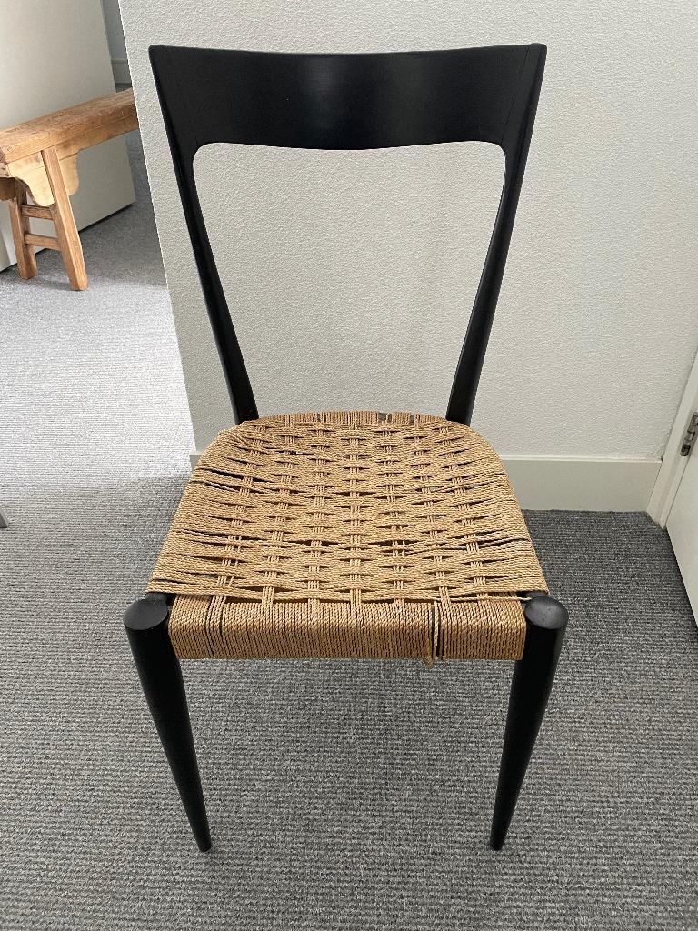 Artisan vintage stoel, Huis en Inrichting, Stoelen, Ophalen, Gebruikt, Hout, Eén