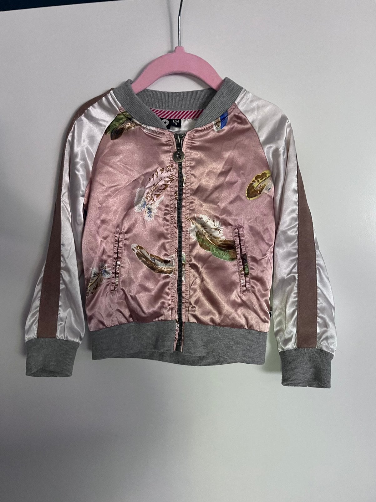Like Flo meisjes bomberjack satin, Ophalen of Verzenden, Zo goed als nieuw, Meisje, Jas