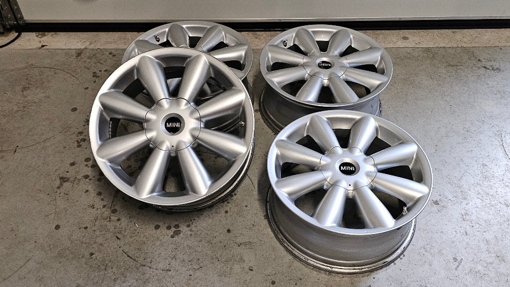 Originele MINI R126 Turbo Fan 18 inch velgen 5x120, 18 inch, Gebruikt, Velg(en), Ophalen of Verzenden