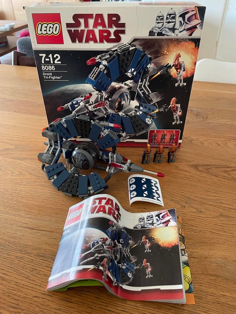 Lego Star Wars Droid Tri-Fighter 8086, Gebruikt, Star Wars, Lego, Ophalen of Verzenden