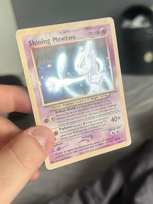 Shining Mewtwo Pokémon kaart - 109/105, Hobby en Vrije tijd, Verzamelkaartspellen | Pokémon, Ophalen of Verzenden, Zo goed als nieuw