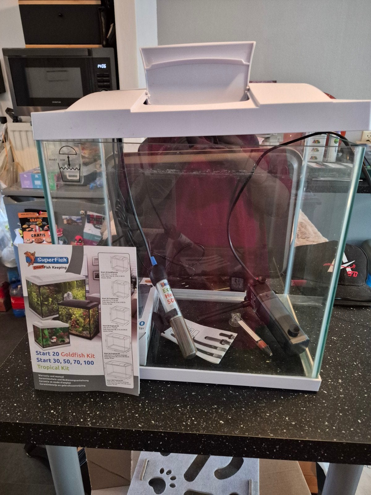 Aquarium Start 30 Tropical Kit, Dieren en Toebehoren, Gebruikt, Leeg aquarium, Superfish, Ophalen
