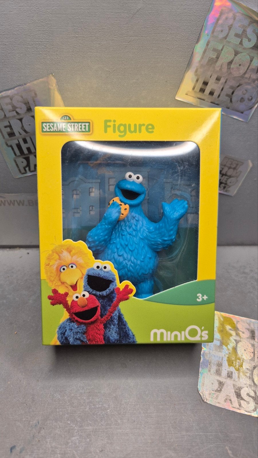 Sesamstraat Koekiemonster Figuur - MiniQ's Nieuw in doos, Ophalen of Verzenden