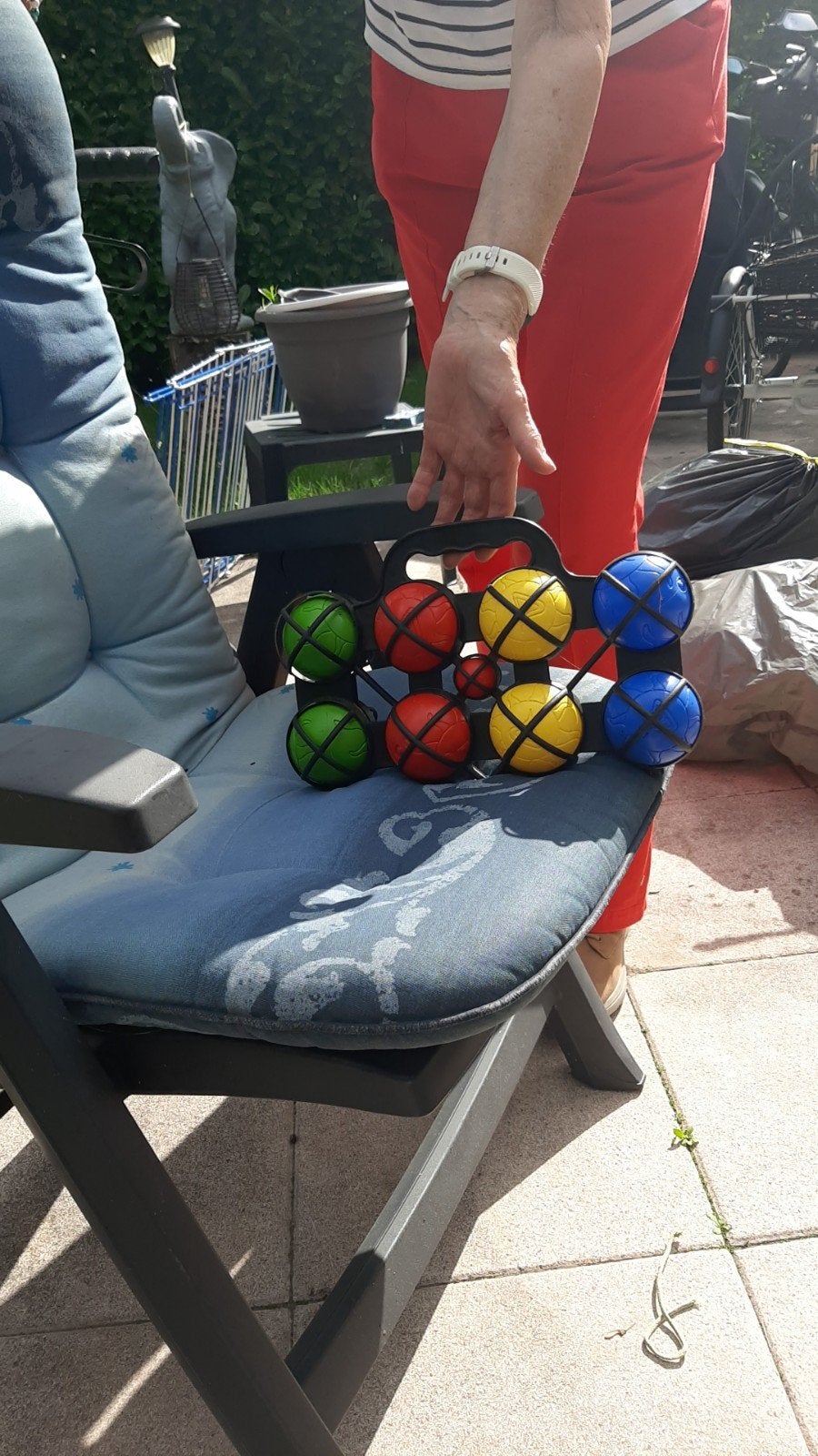 Boccia/Bocce ballenset van kunststof, Hobby en Vrije tijd, Gezelschapsspellen | Bordspellen, Ophalen of Verzenden, Gebruikt