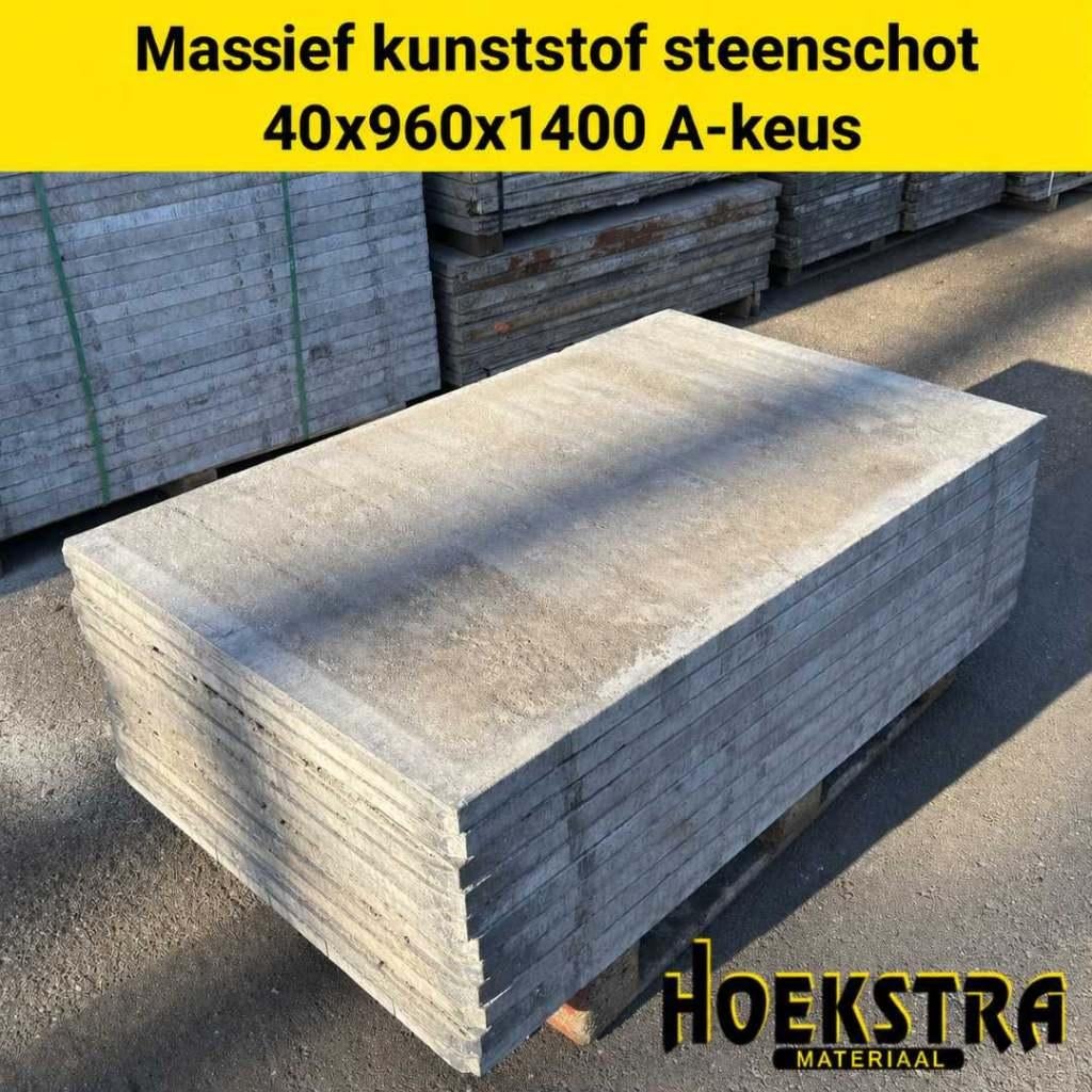 Massief kunststof steenschotten 96x140cm €49,50 per stuk!, Tuin en Terras, Ophalen, Kunststof, Overige typen, Zo goed als nieuw