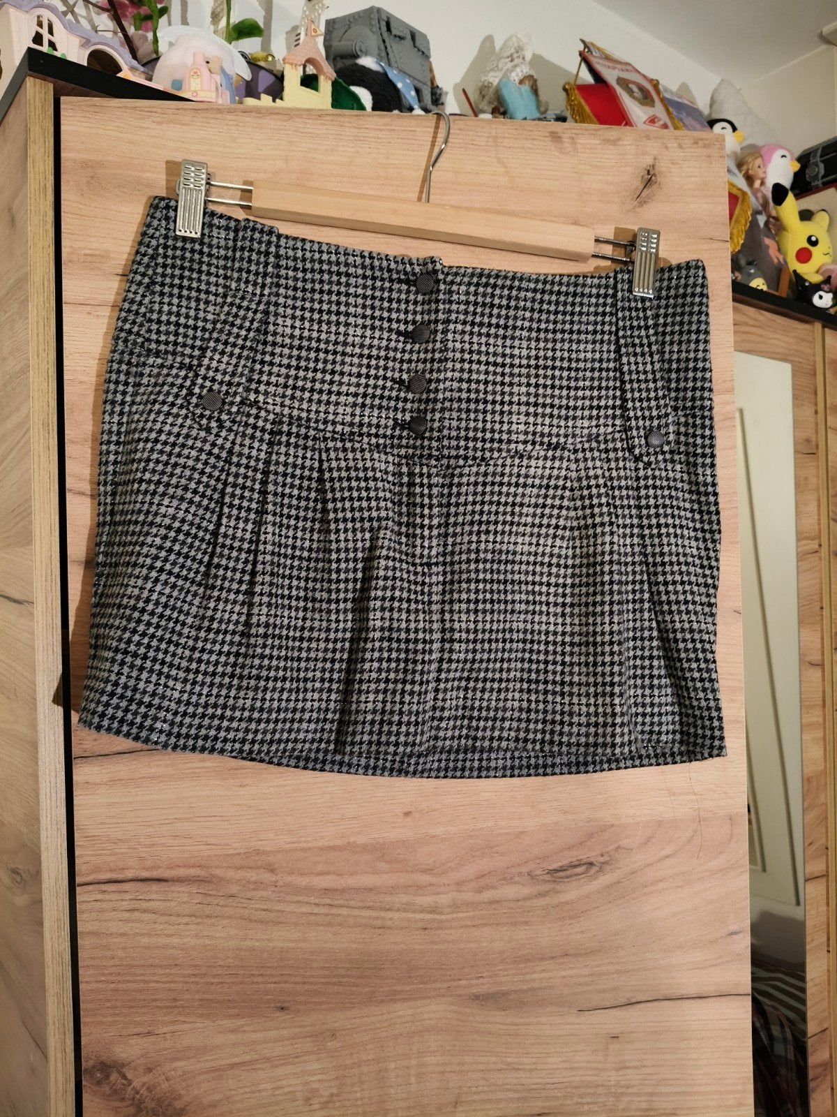 Sisley houndstooth mini-rok, Kleding | Dames, Rokken, Zwart, Sisley, Ophalen of Verzenden, Zo goed als nieuw