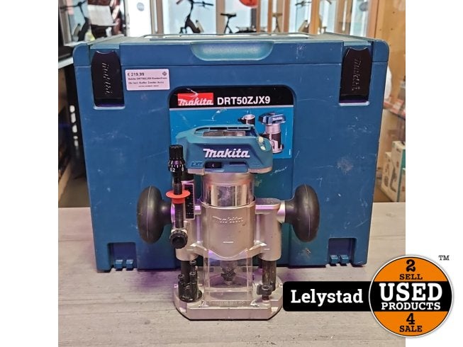 Makita DRT50ZJX9 Kantenfrees 18v Incl: Koffer Zonder Accu, Makita, Gebruikt, Support@makita.com, Makita Corporation, 3-11-8, Sumiyoshi-cho, 
Anjo, Aichi 446-8502
Japan