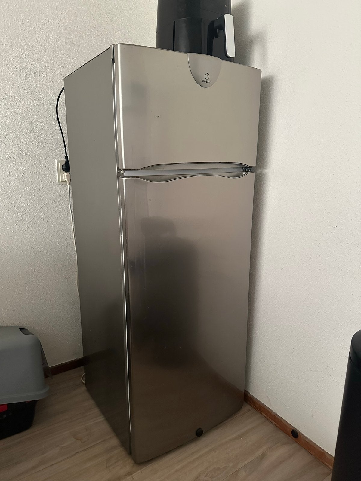 Indesit Koelkast met Vriezer - Gebruikt, Goede Staat, Witgoed en Apparatuur, Koelkasten en IJskasten, Ophalen, 150 tot 200 liter