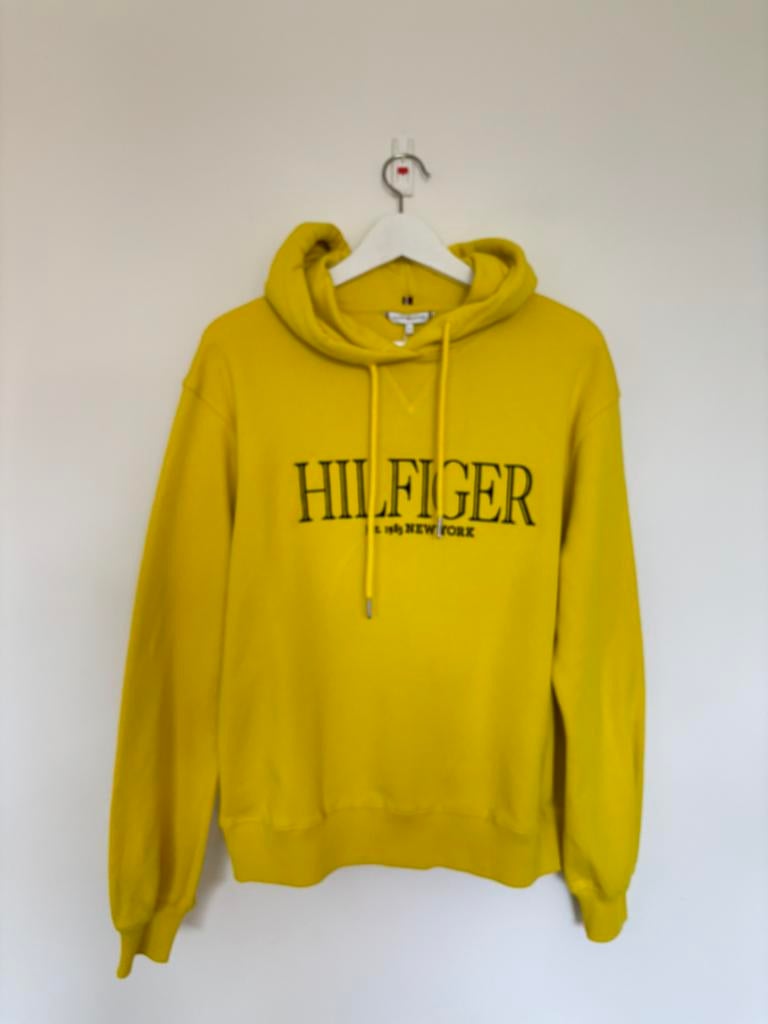 Tommy hilfiger hoodie S/36, Kleding | Dames, Ophalen of Verzenden, Zo goed als nieuw, Maat 36 (S), Geel