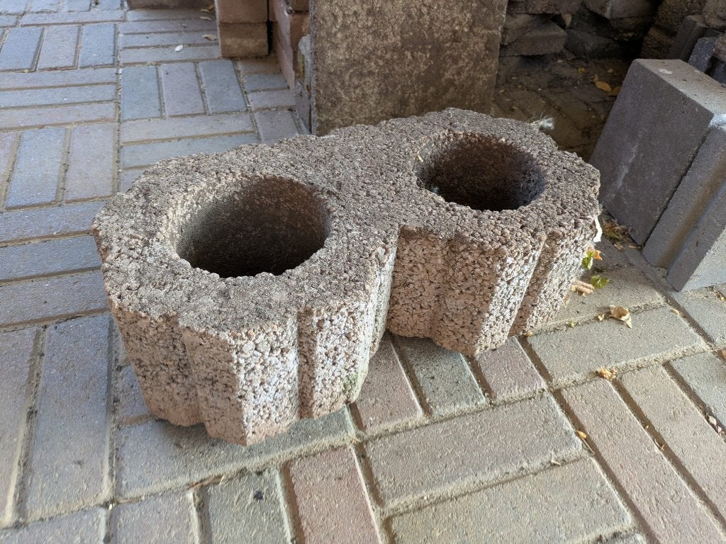 2x Beton border bak/steen, Ophalen, Gebruikt, Minder dan 30 cm, Minder dan 60 cm