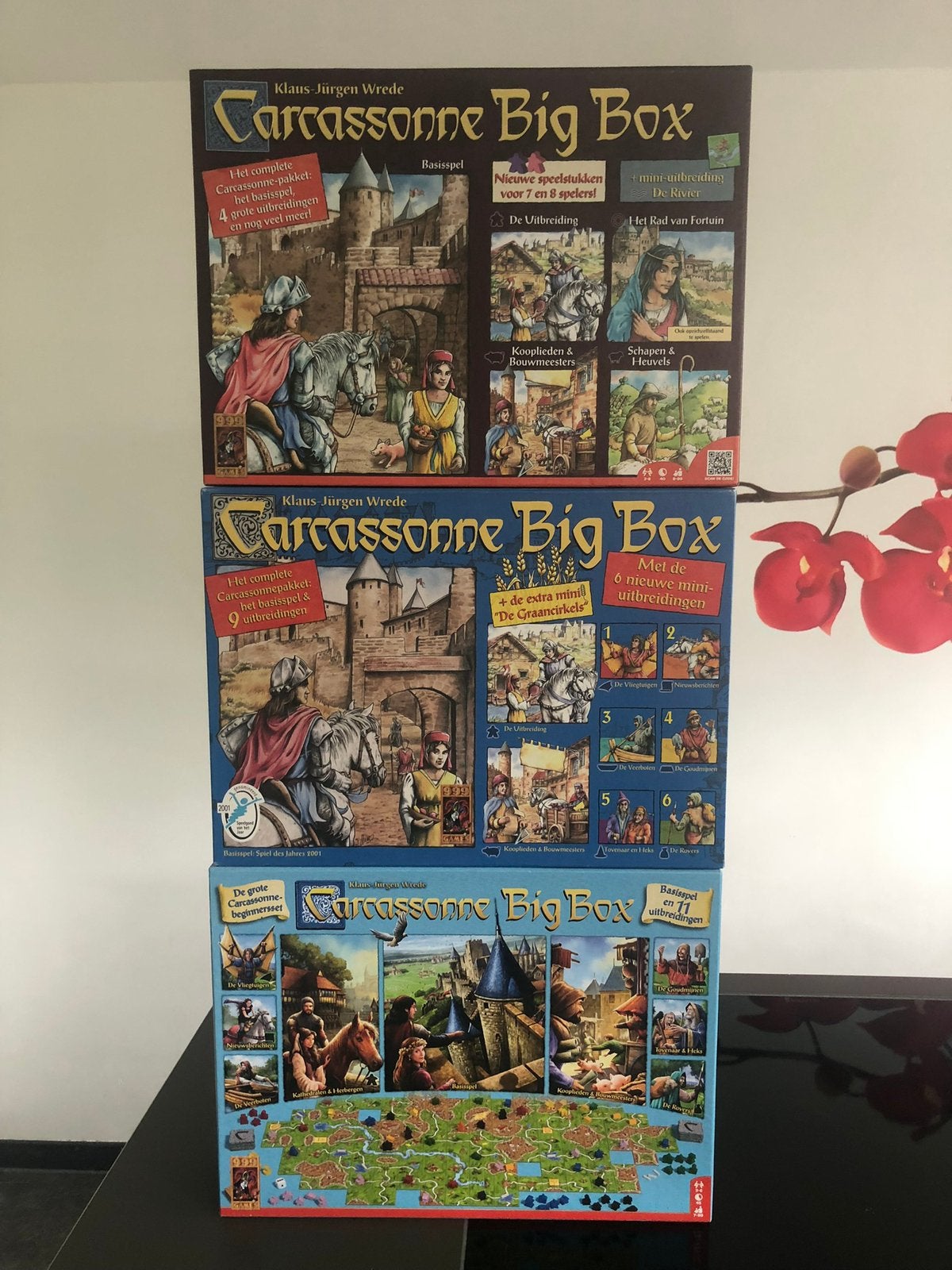 Carcassonne Big Boxen - VERLAAGDE prijs en meer uitbreiding, Ophalen of Verzenden