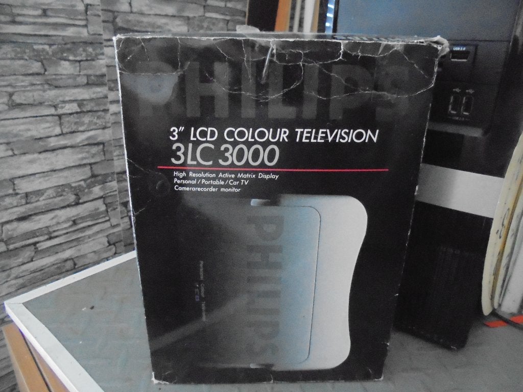 mini televisie 3 LCD Colour 3000 jaren 90, Audio, Tv en Foto, Ophalen of Verzenden, Zo goed als nieuw, Minder dan 40 cm, Philips