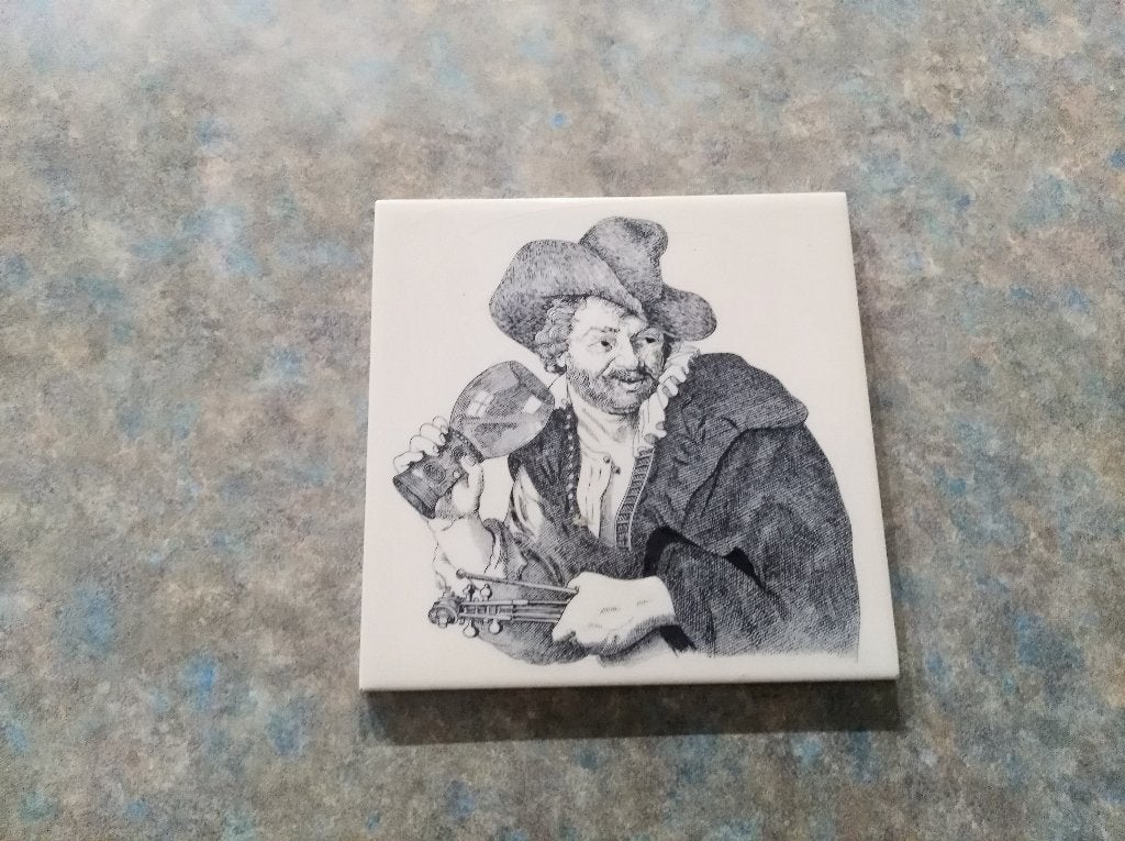 Tegeltje  met afbeelding 15x15 cm, Ophalen of Verzenden