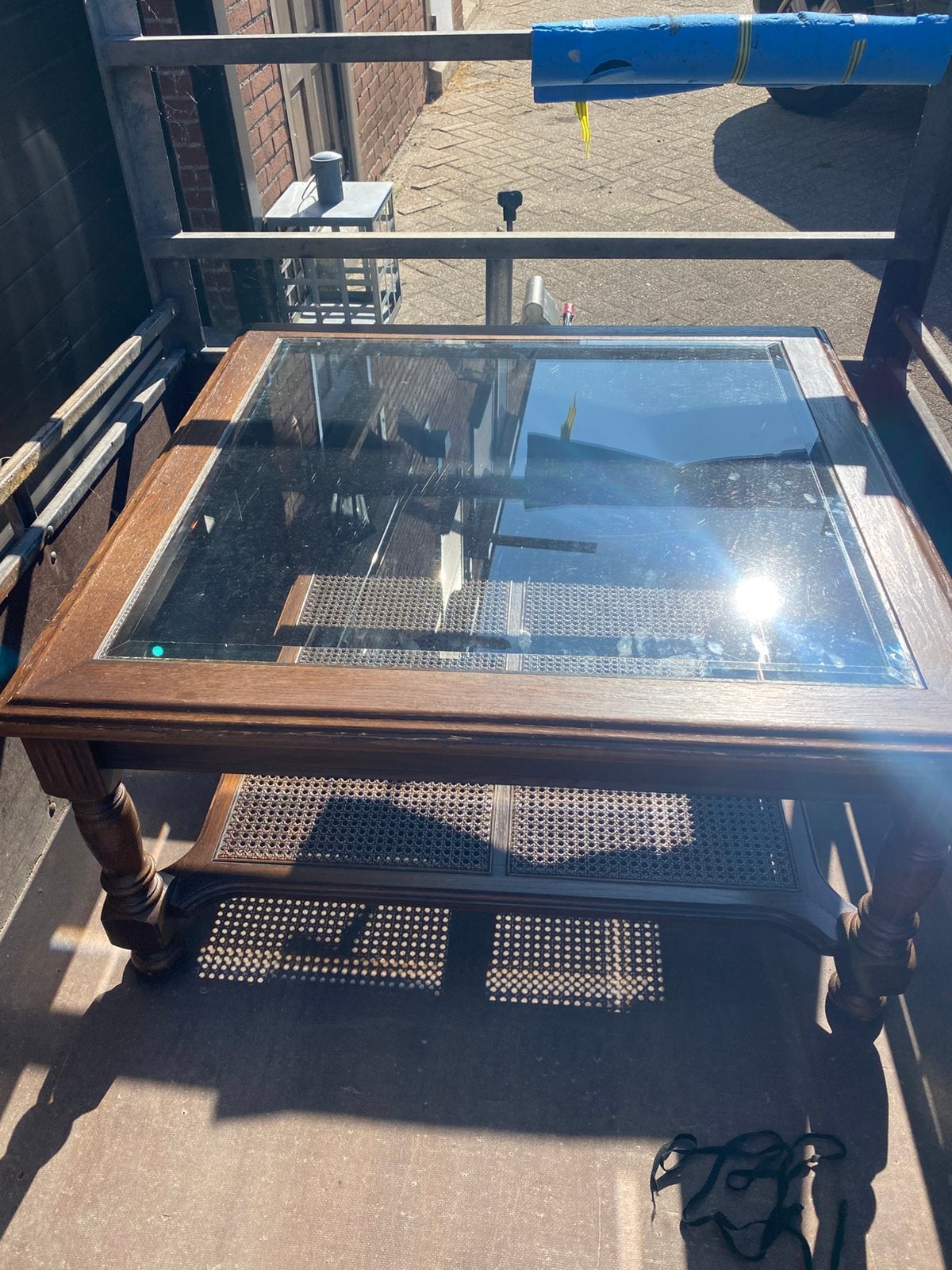 Nette zware salontafel gratis ophalen, Ophalen, 100 tot 150 cm, 50 tot 100 cm, Zo goed als nieuw