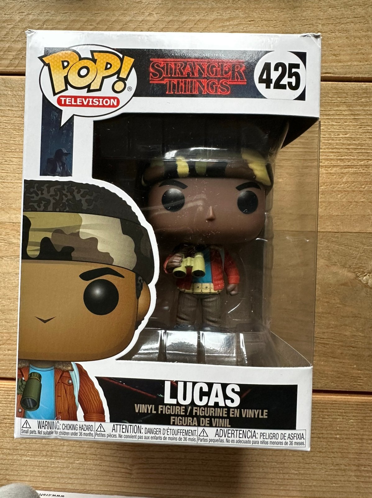 Stranger things funko pop lucas 425, Ophalen of Verzenden, Zo goed als nieuw