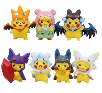 Pokemon figuren set 7 stuks (10cm), Verzamelen, Poppetjes en Figuurtjes, Ophalen of Verzenden, Nieuw
