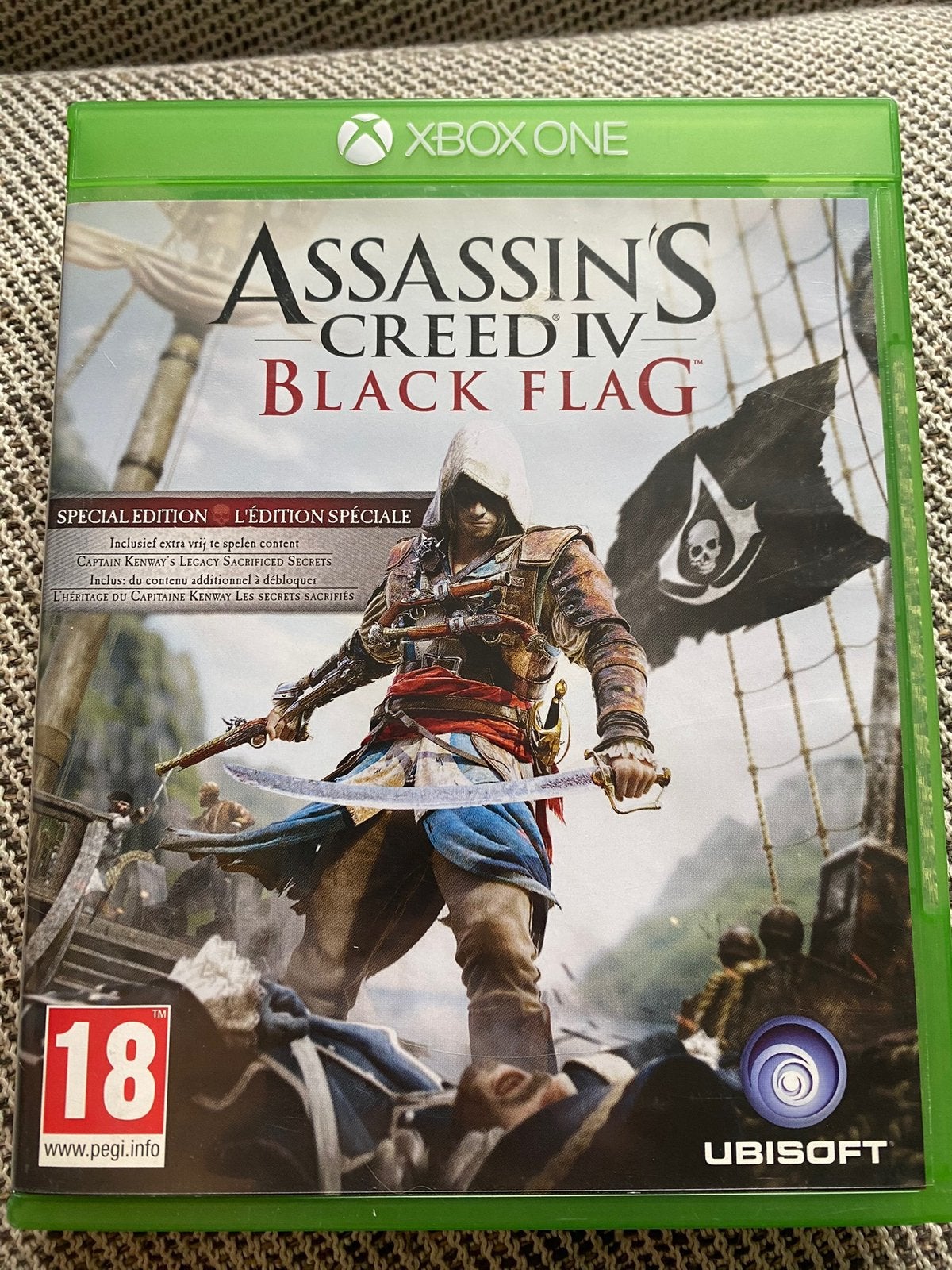 Xbox Assassin's Creed IV Black Flag spel - top staat, Avontuur en Actie, Vanaf 18 jaar, 1 speler, Ophalen of Verzenden