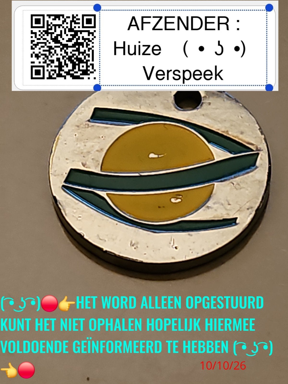 thuiszorg Oldenzaal  ( ͡• ͜ʖ ͡•)️ WINKELWAGENMUNTJE, Verzamelen, Verzenden