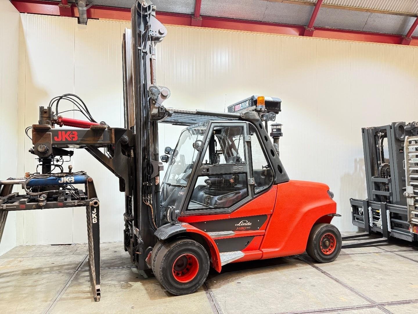 Linde H80D -03 1100 stenenklem airco Diesel overdrukcabine H, Diesel, Heftruck, Linde