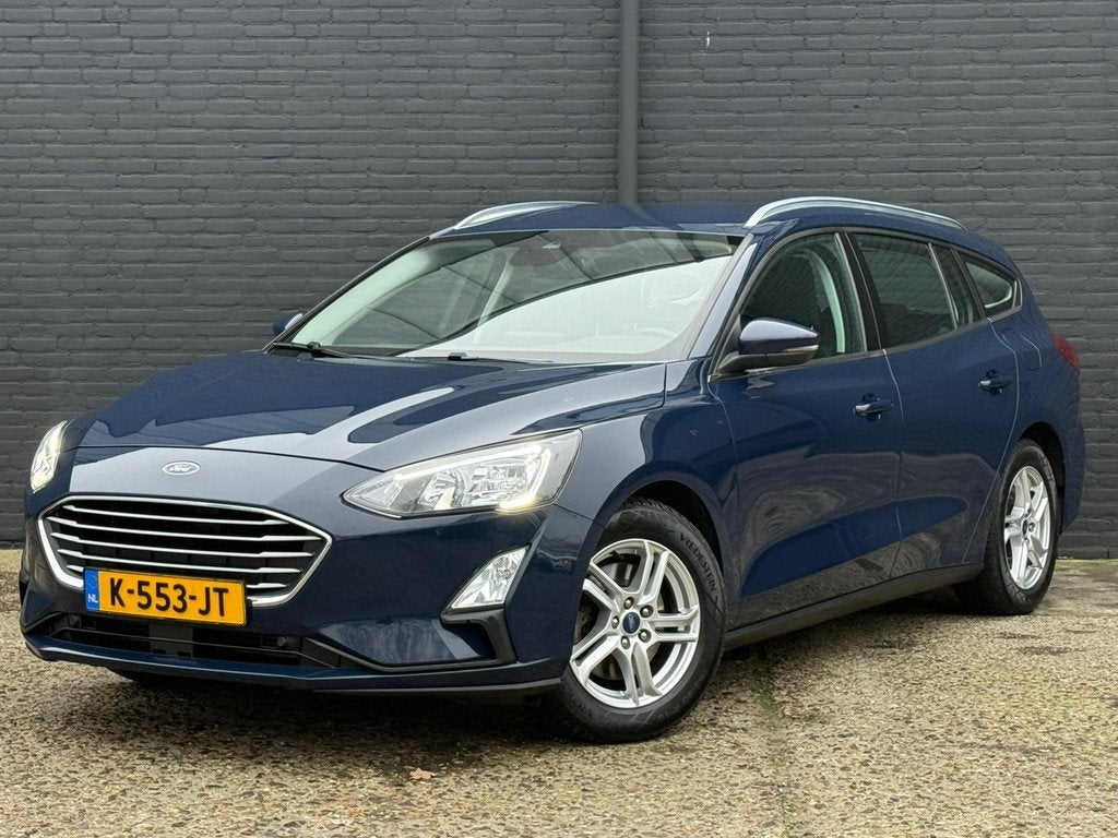 Ford Focus Wagon 1.0 EcoBoost Trend Edition Business CAMERA, Auto's, Gebruikt, Origineel Nederlands, Grijs, Onderhoudsboekje