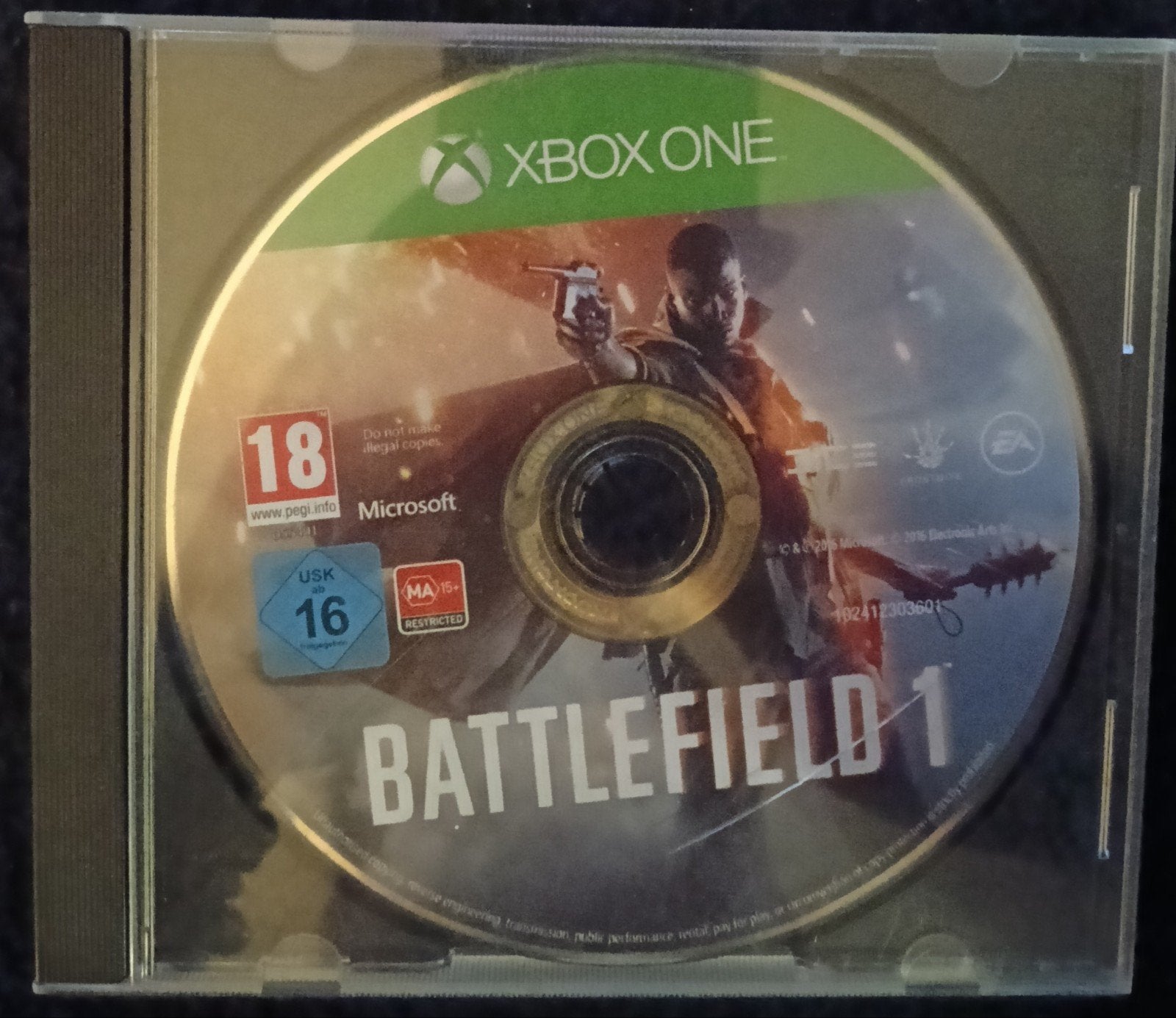 Battlefield 1 Xbox One alleen de disc, Vanaf 18 jaar, Shooter, 1 speler, Ophalen of Verzenden
