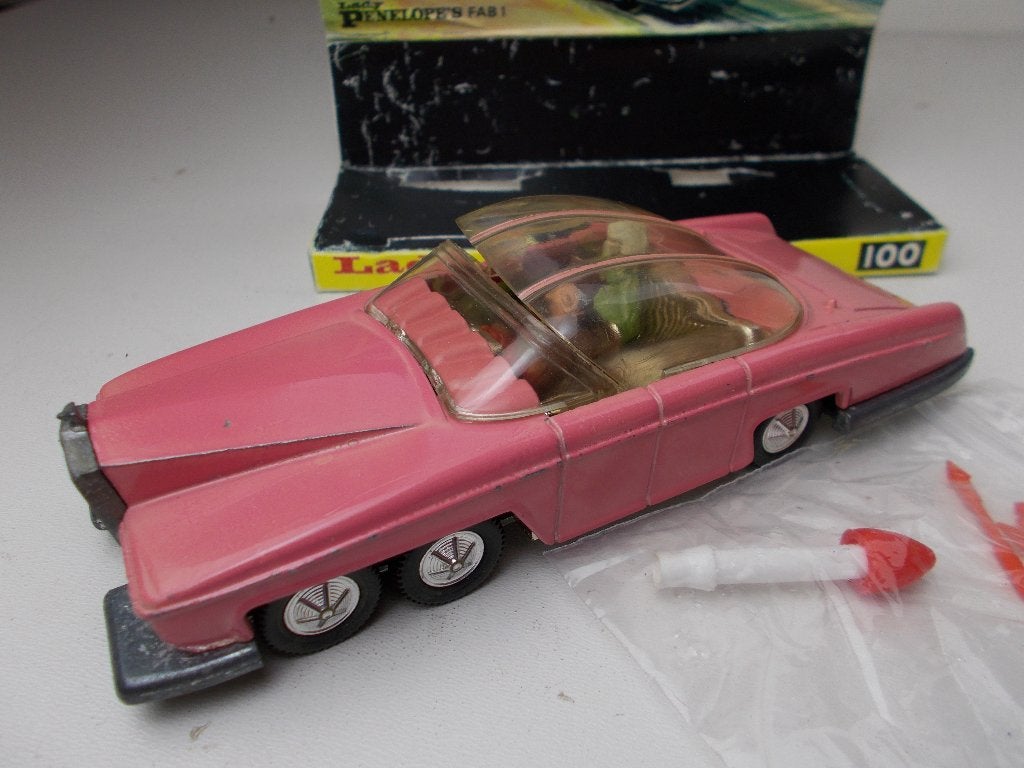 1966 Dinky Toys 100. FAB 1. Uit Thunderbirds + DOOS (-C-), Ophalen of Verzenden, Zo goed als nieuw, Auto, Dinky Toys