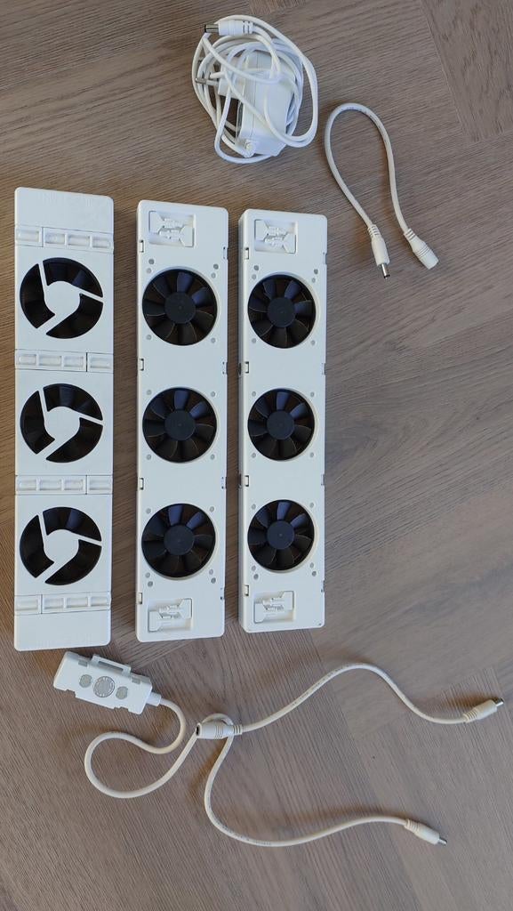 Speedcomfort radiatorventilatoren (3x3) - Energiebesparing, Doe-het-zelf en Verbouw, Verwarming en Radiatoren, Gebruikt, Minder dan 30 cm