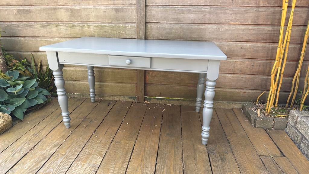Grenen tafel, Huis en Inrichting, Tafels | Eettafels, Ophalen, 100 tot 150 cm, 50 tot 100 cm, Zo goed als nieuw