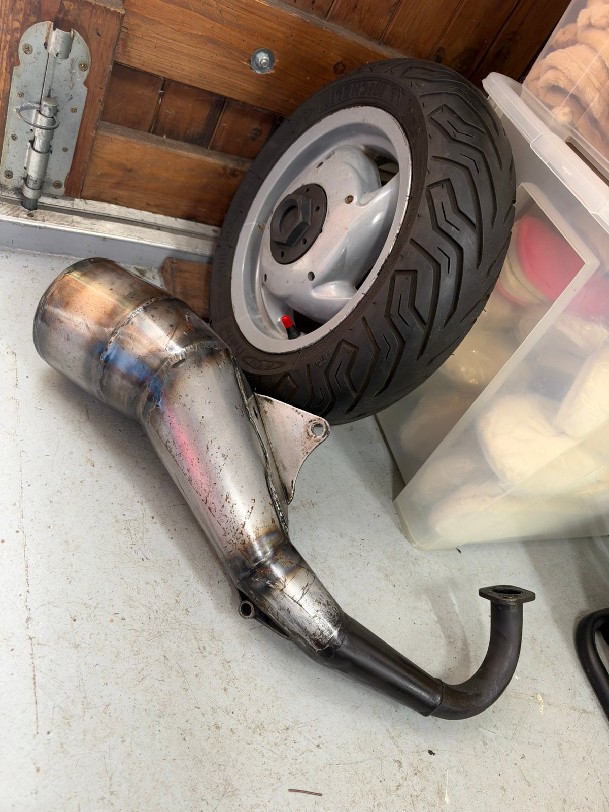 Unieke Leovince RAP SP3 125/180cc Zip/Runner/hexa/SKR, Ophalen of Verzenden, Gebruikt, Uitlaat, Piaggio
