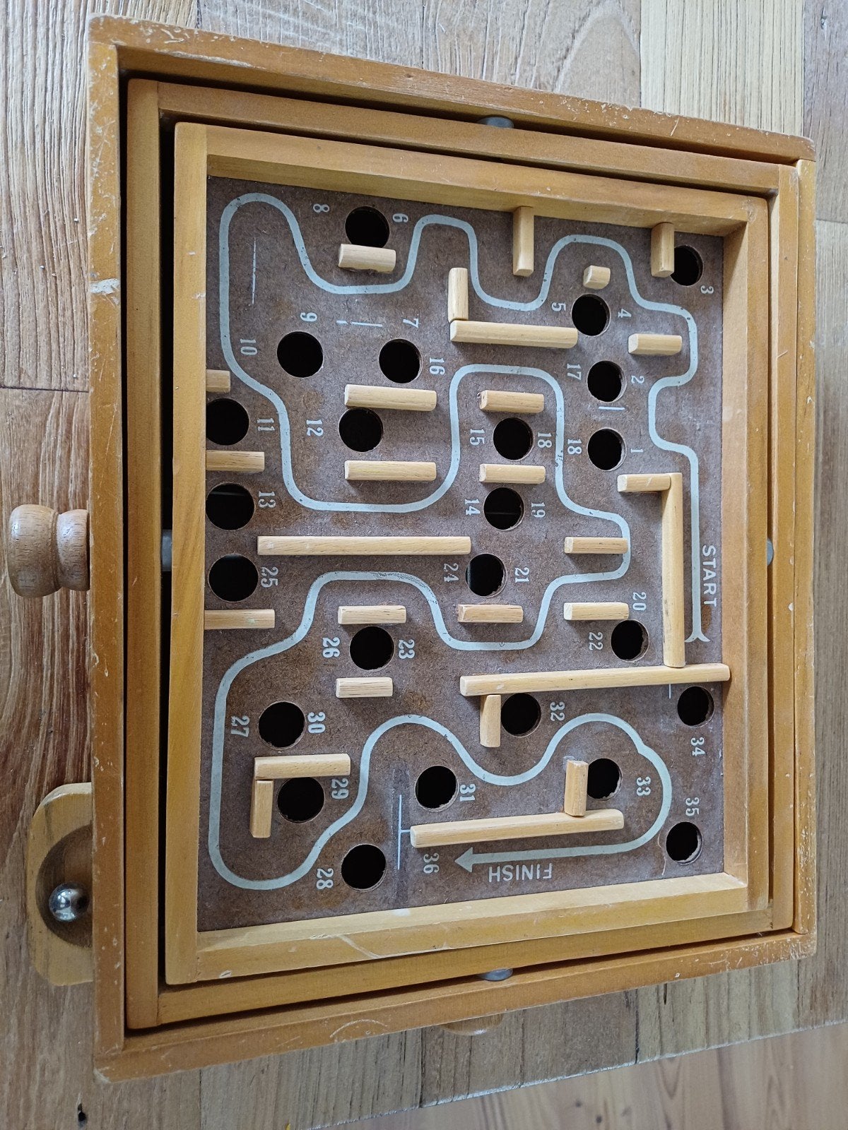 Origineel Vintage BRIO Labyrint Spel – Made in Sweden, Bruin, Overige herkomsten, Ophalen of Verzenden, Hout