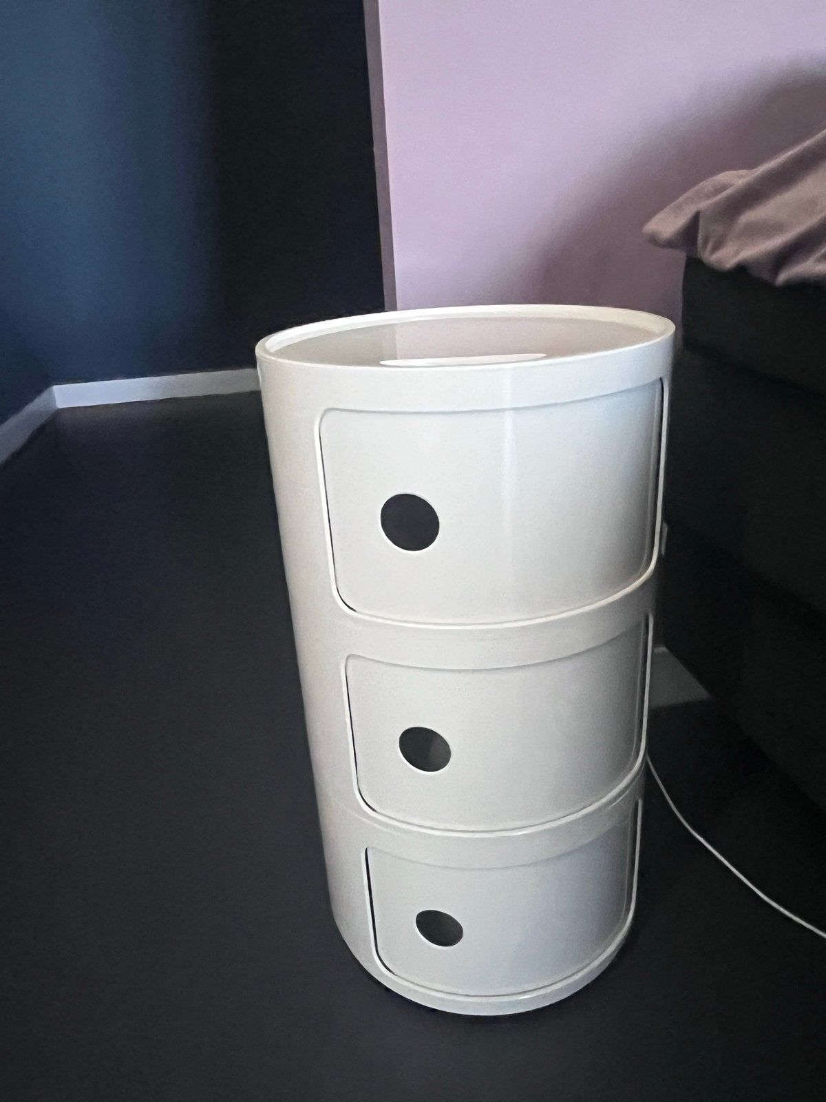 Kartell Componibili Kastje met 3 Lades - Wit, Ophalen, Gebruikt