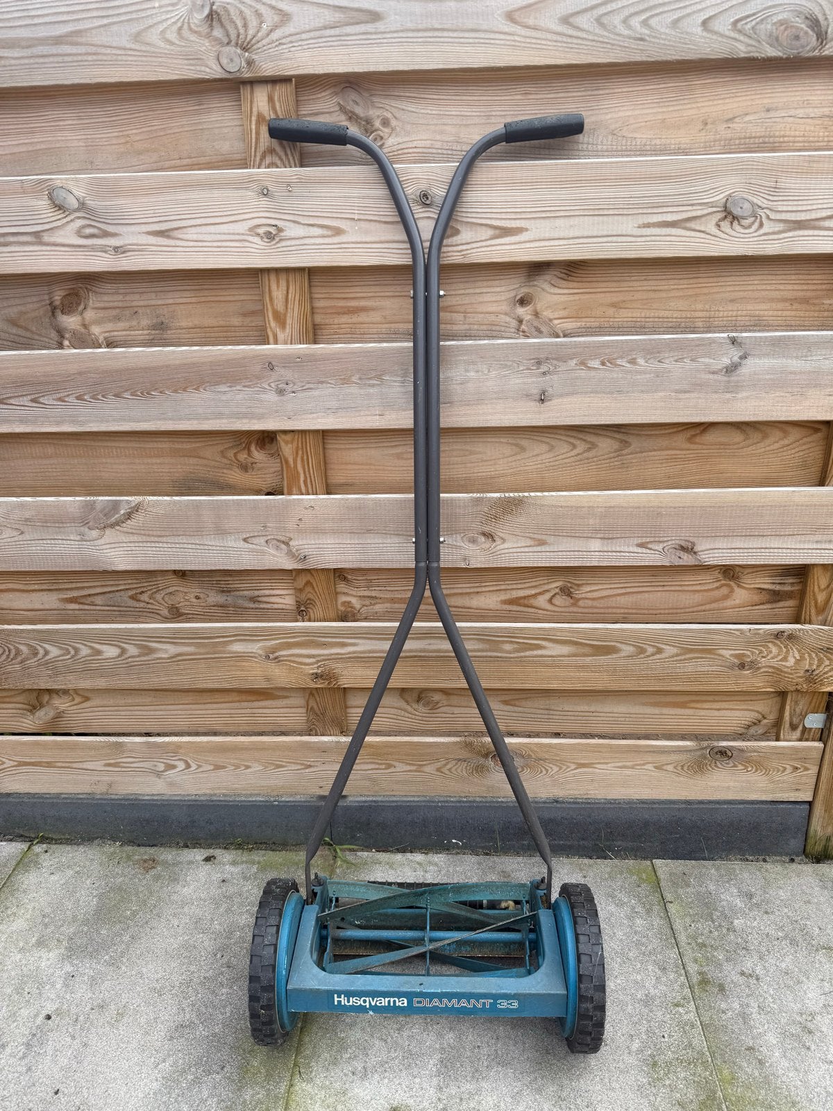 Husqvarna Diamant 33 handgrasmaaier, Tuin en Terras, Grasmaaiers, Ophalen, Gebruikt, Handgrasmaaier, 30 t/m 39 cm