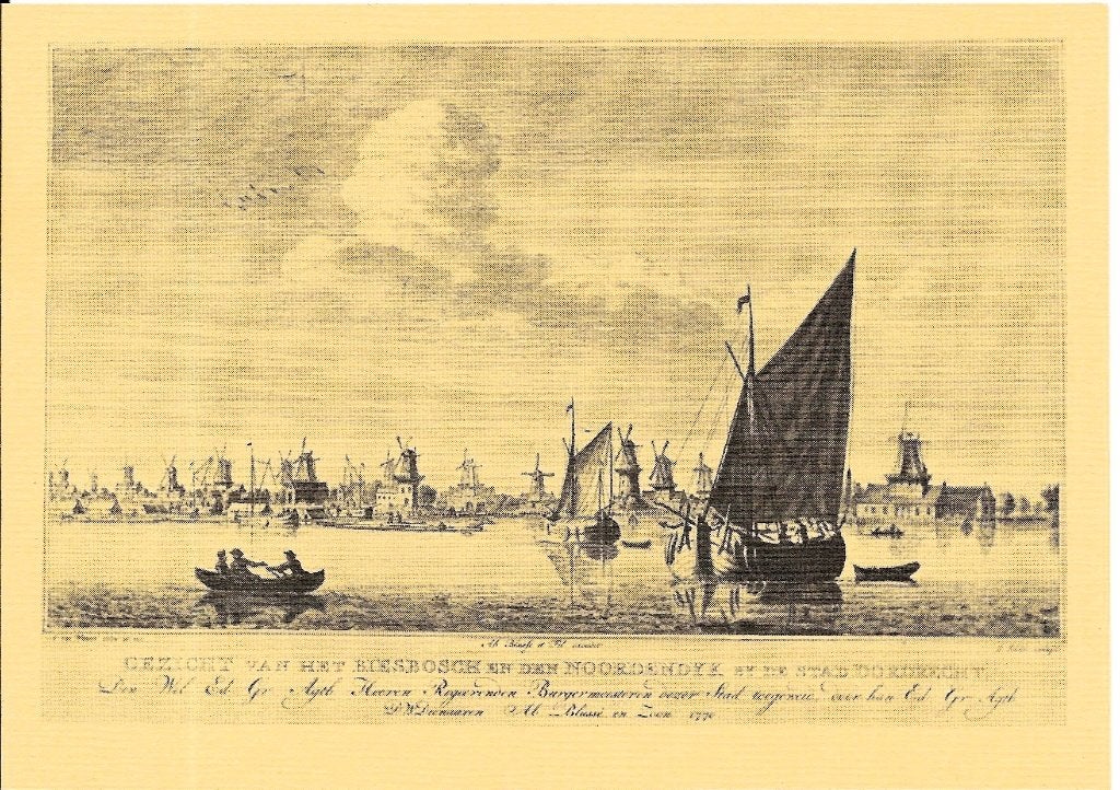 Ansichtkaart	Dordrecht	Gezicht op de Noordendijk, Verzenden, 1980 tot heden, Zuid-Holland