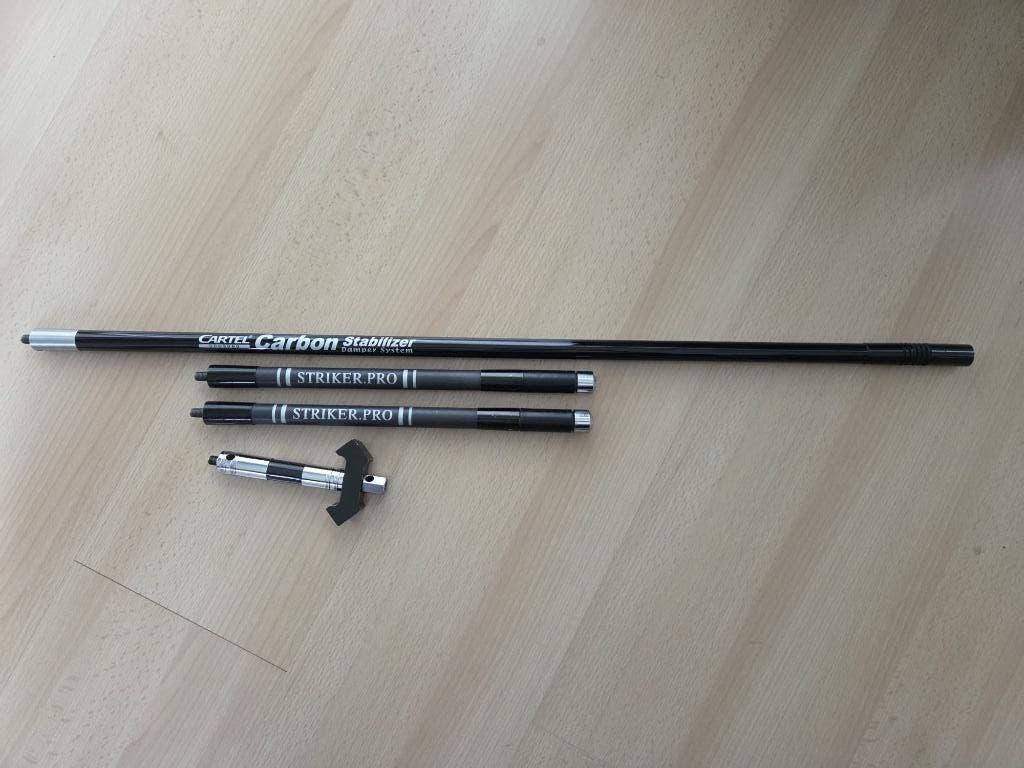 Recurve boog stabilisatie set, Sport en Fitness, Handboogschieten, Ophalen of Verzenden, Zo goed als nieuw, Overige typen