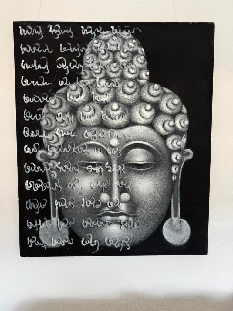 Buddha Schilderij, Ophalen, Gebruikt, Schilderij, 75 tot 100 cm