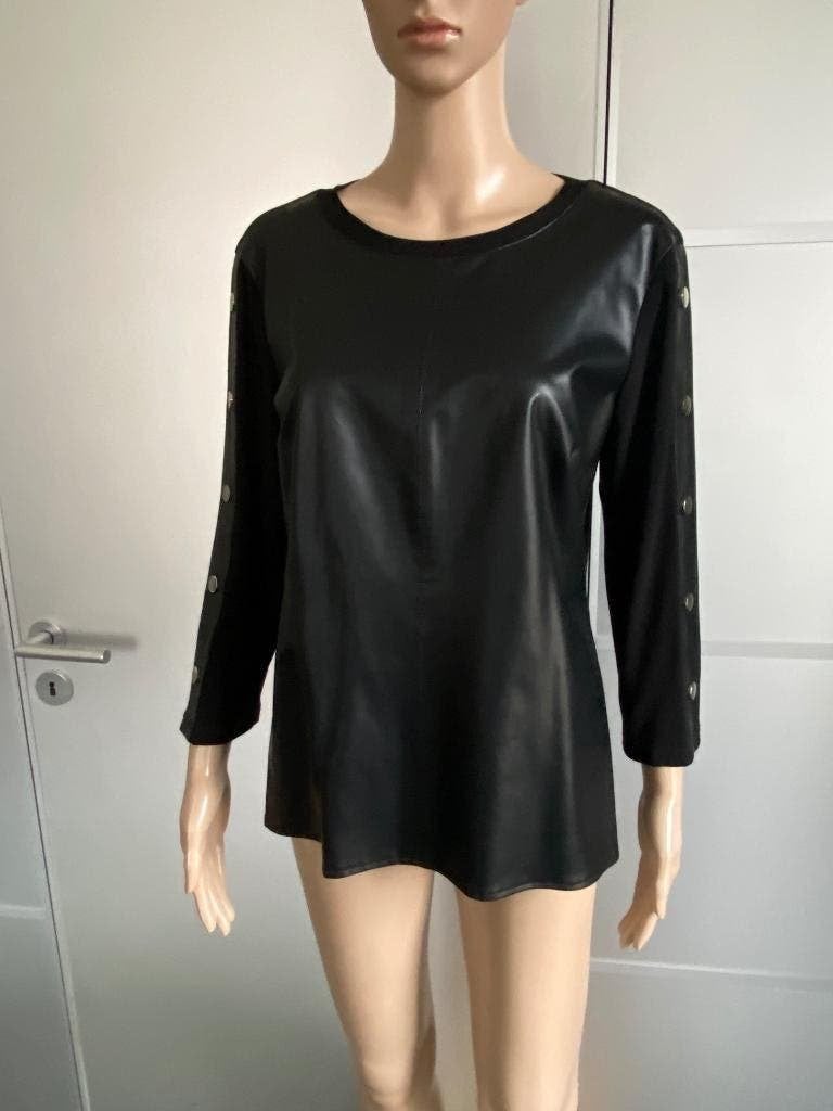 K55 Joseph Ribkoff maat M=38 Blouse top zwart, Kleding | Dames, Maat 38/40 (M), Zwart, Joseph Ribkoff, Ophalen of Verzenden