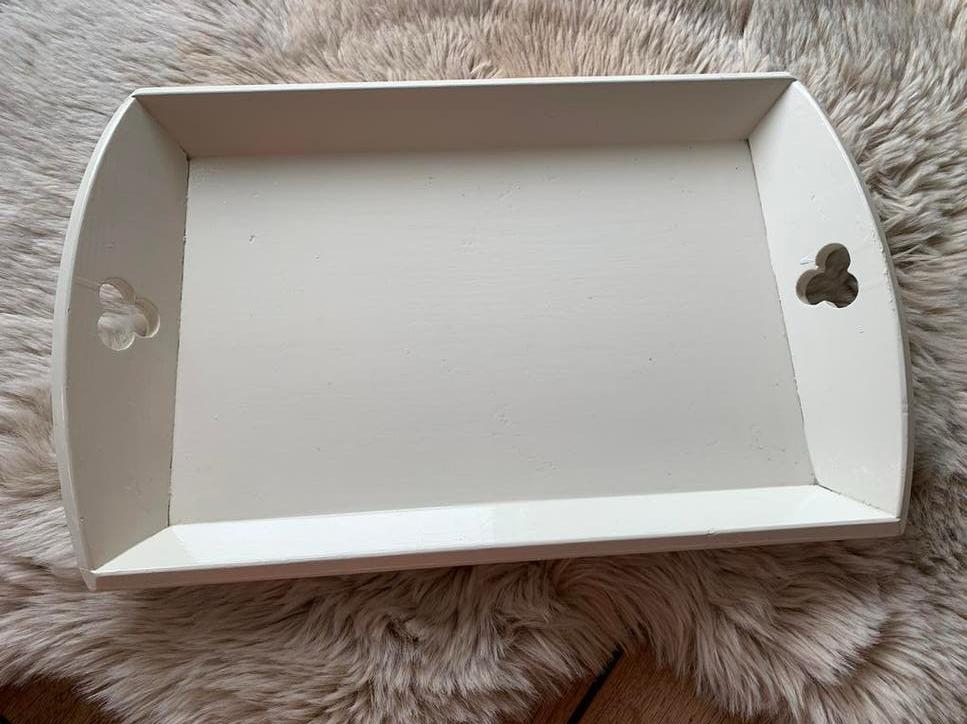 Houten dienblad Beige., Huis en Inrichting, Ophalen of Verzenden, Zo goed als nieuw, Rechthoekig, Hout